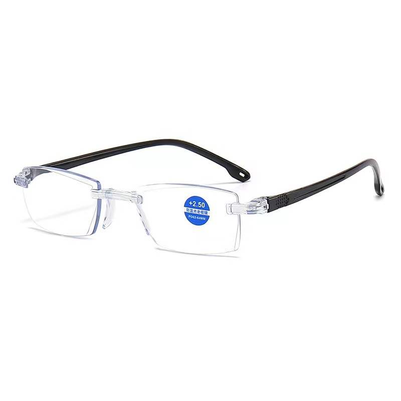 Popular Black Technology Edge Cutting Smart Zooming Presbyopic Glasses Hd Automatic Adjustment Running Rivers and Lakes Zoom Presbyopic Glasses. 