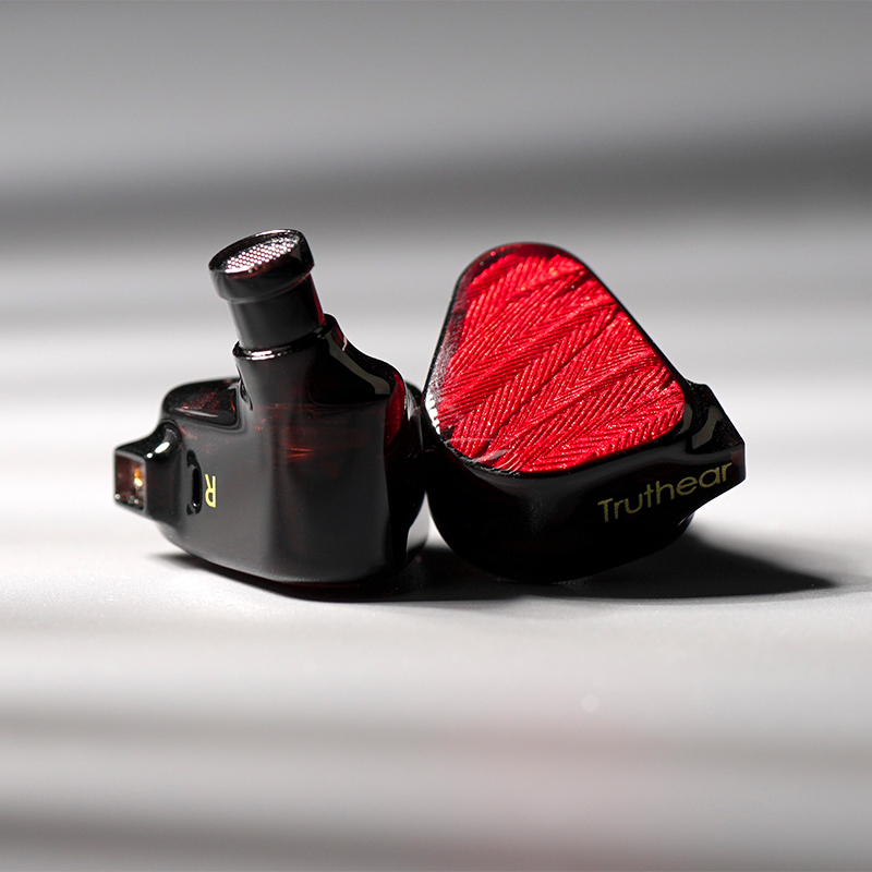 TRUTHEAR x Crinacle ZERO:RED Dual Dynamic Drivers In Ear Headphone with 0.78 2Pin Cable. 