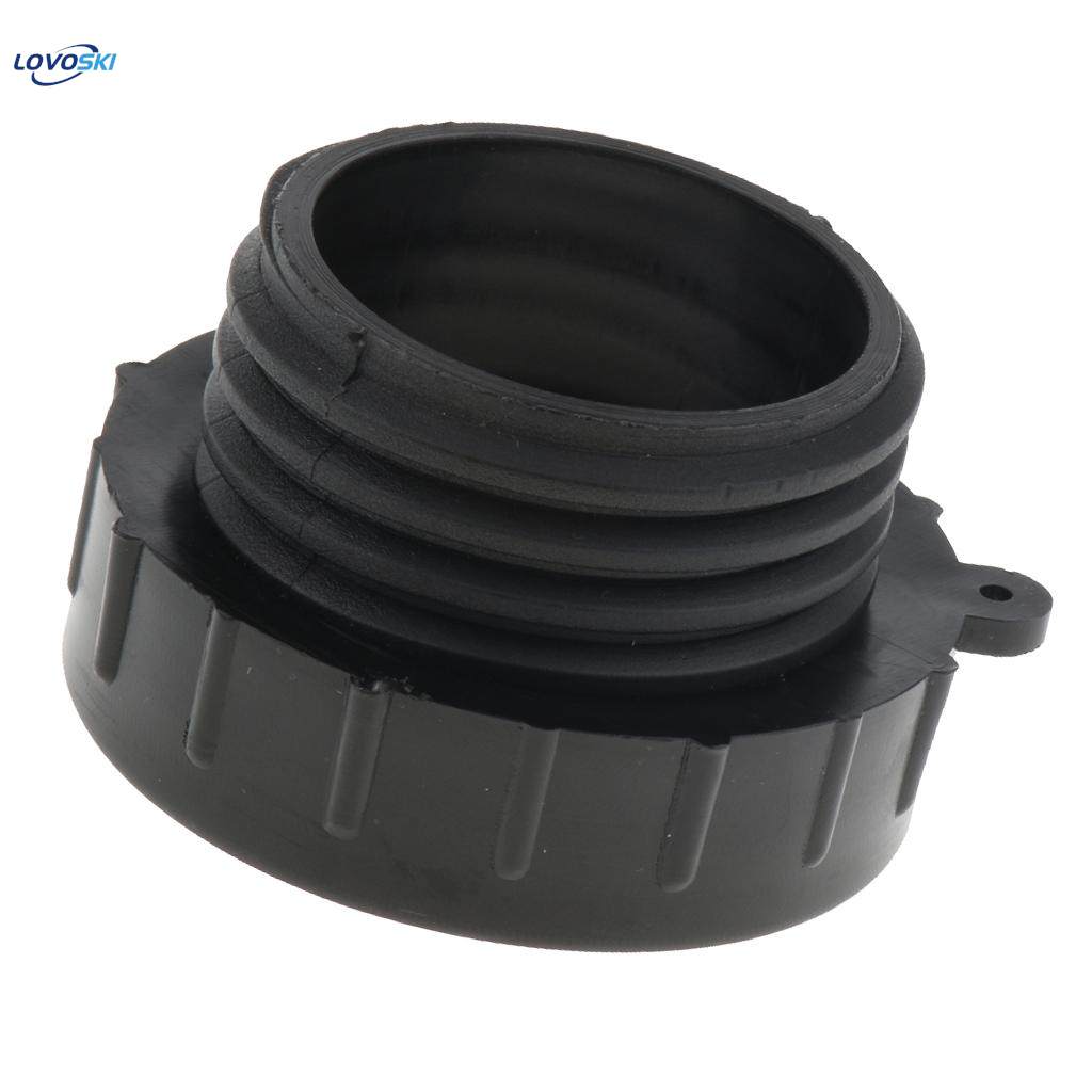 6x Black 2'' IBC Fine Threads Adapter IBC Tote Tank Male G hose. 