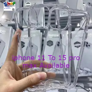 - iPhone 15 Pro Max/15 pro/15 plus/15 Space Clear Hard Phone Back Case Cover for Apple iPhone. 
