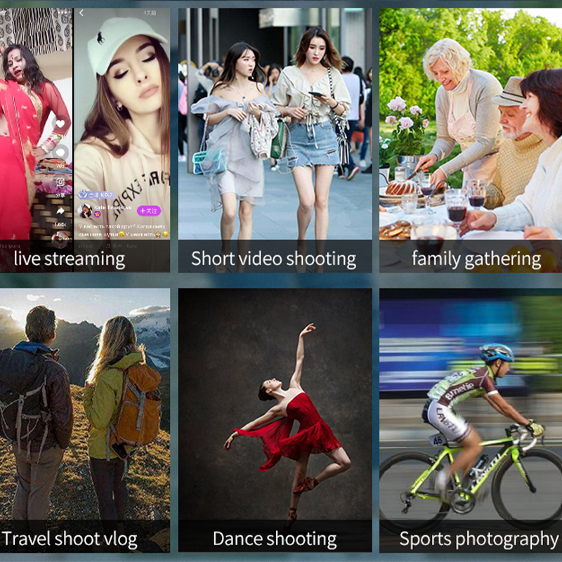 CYKE H4 Gimbal 3 Axis Cell Phone Control The Focal Length Professional Stabilizer Face Tracking Vlog Selfie Stick F6. 