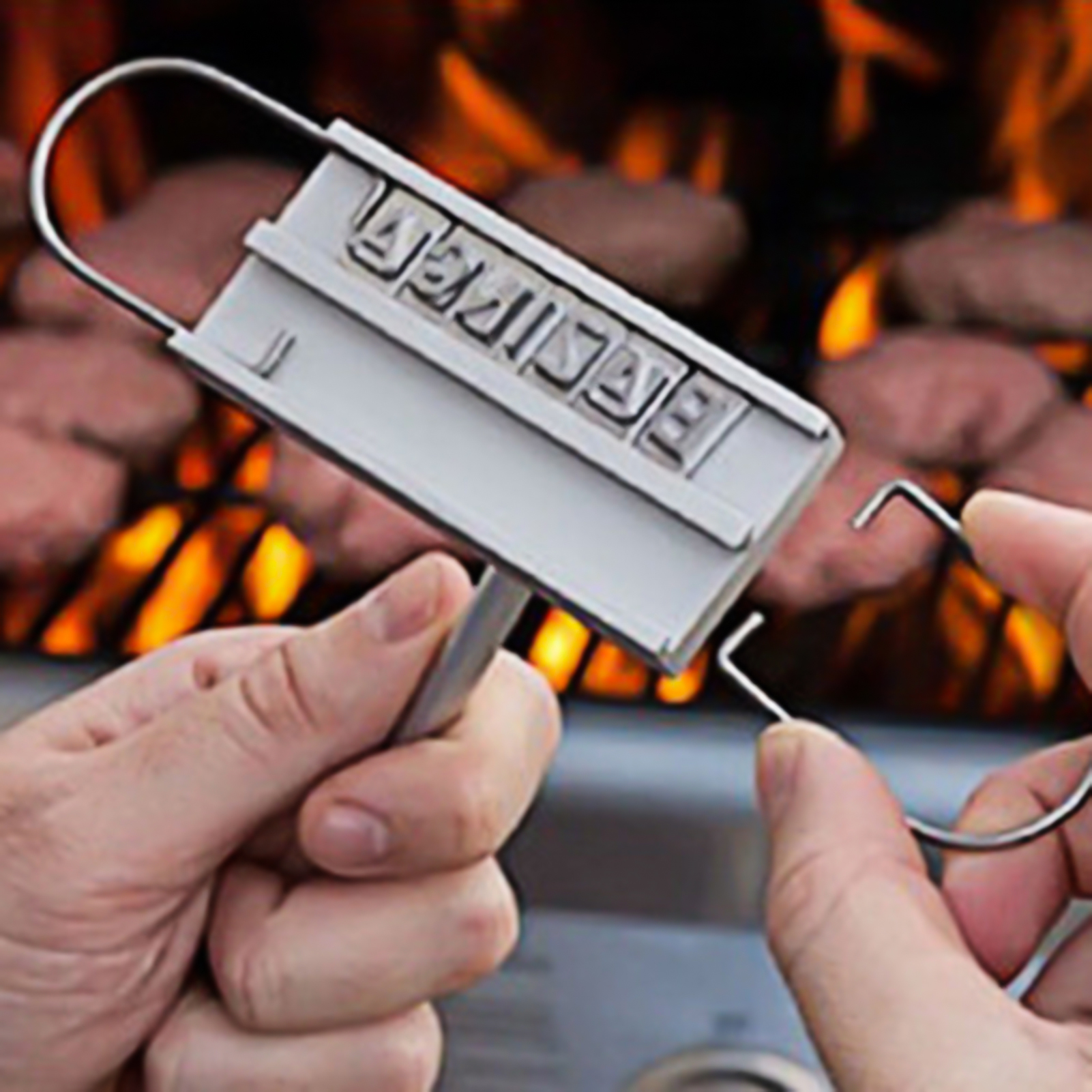 Steak Branding Creative Easy Hanging Convenient Barbecue Meat Branding for BBQ. 