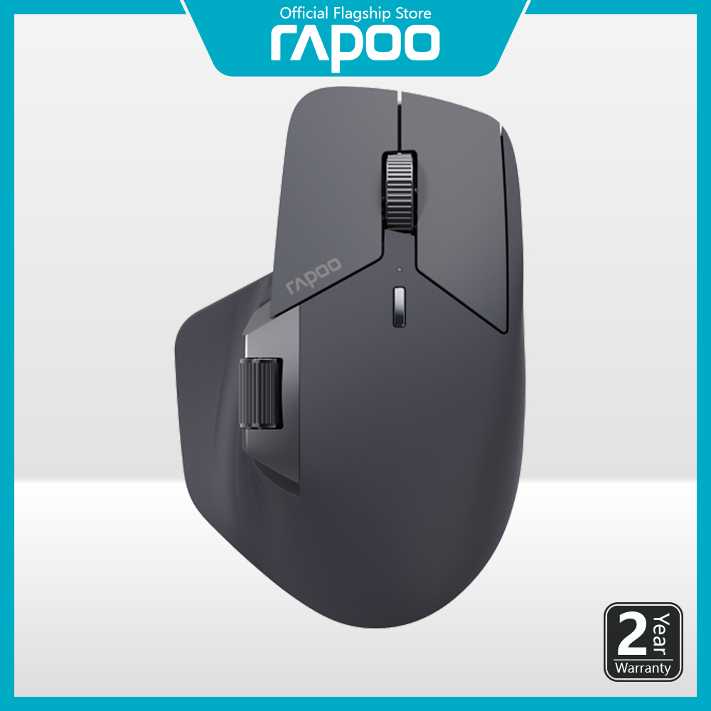 Rapoo MT760 Multi-mode Wireless Mouse - Switch between Bluetooth 5.0 and 2.4G for Computer TV Phone