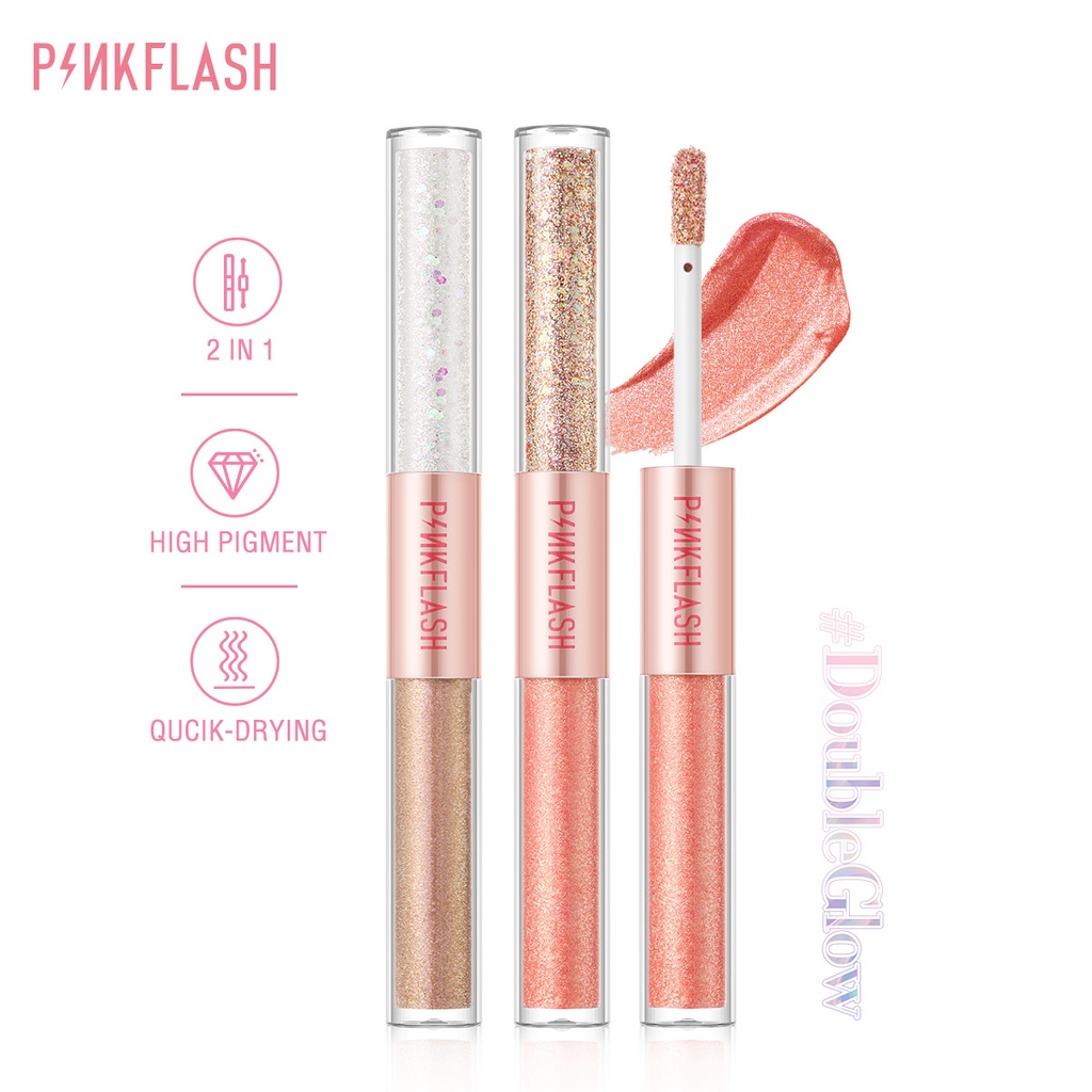 PFE18 – PINKFLASH All Glow Duo Liquid Eyeshadow - 04. 