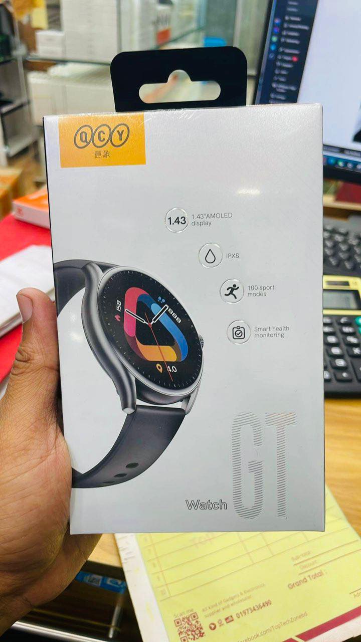 QCY Watch GT Smart Watch With Retina AMOLED HD Display