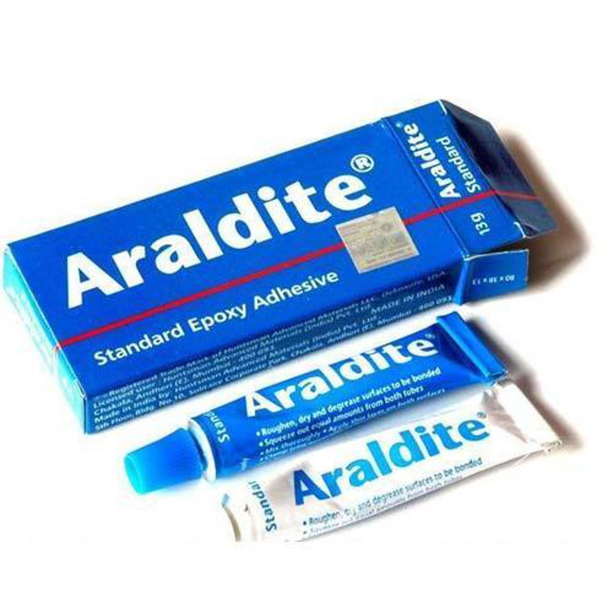 Araldite/Araltite Standard Epoxy Adhesive 13gm Standard Araldite Epoxy Glue Use For Plastic, Rubber, Ceramic, Wood, Glass, Metal, Concrete