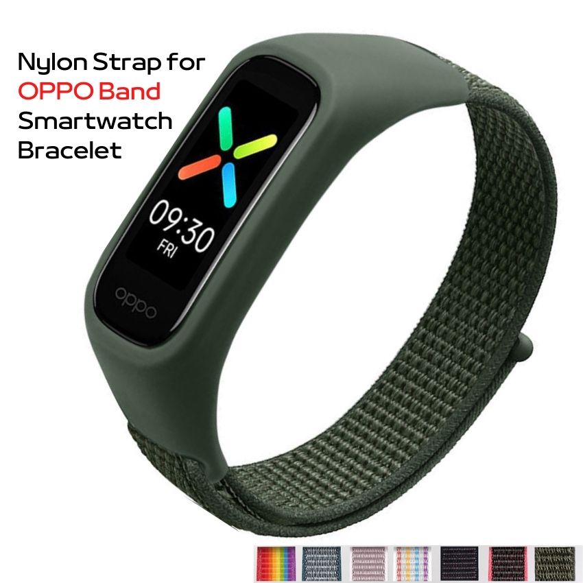 Oppo Band Strap Oppo Band Nylon Woven Loop Strap EVA Custom Wristband Replacement Strap. 