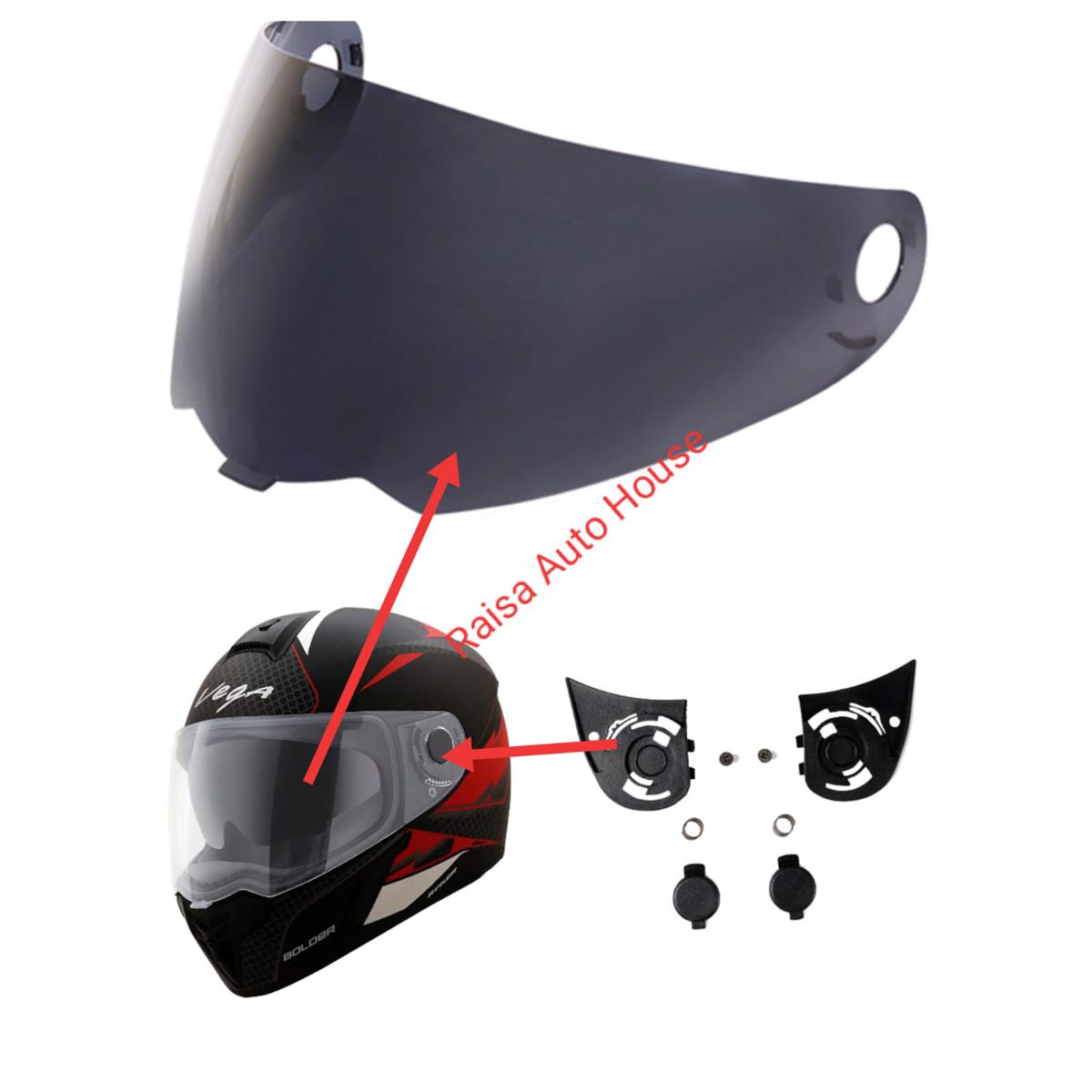 Vega Ryker D/V Visor Fitting Lock Visor mechanism (Lock) for