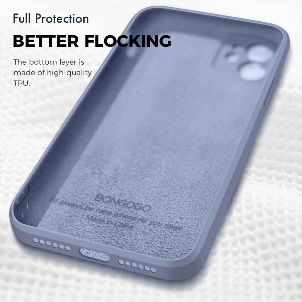 BILI for Infinix Hot 9 Back Cover Motto Dont Give Up Multicolor Liquid Silicone Phone Case Soft Square Lens Protection Phone Cases. 