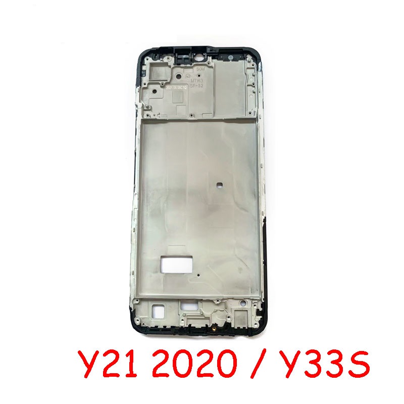 New Back Cover For Vivo Y21 Y21a Y21e Y32 Battery Cover+Middle Frame Rear Door Housing Case with Camera lens+Side Buttons. 