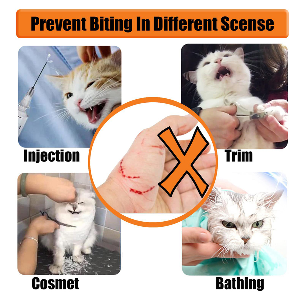 GC Cat Muzzle Cat Mouth Cover To Prevent Mutual And Biting, Pet Muzzle Cat Mouth Cover For Dogs, Cats, Kitten, Grooming, Nail Trimming, Bathing. 