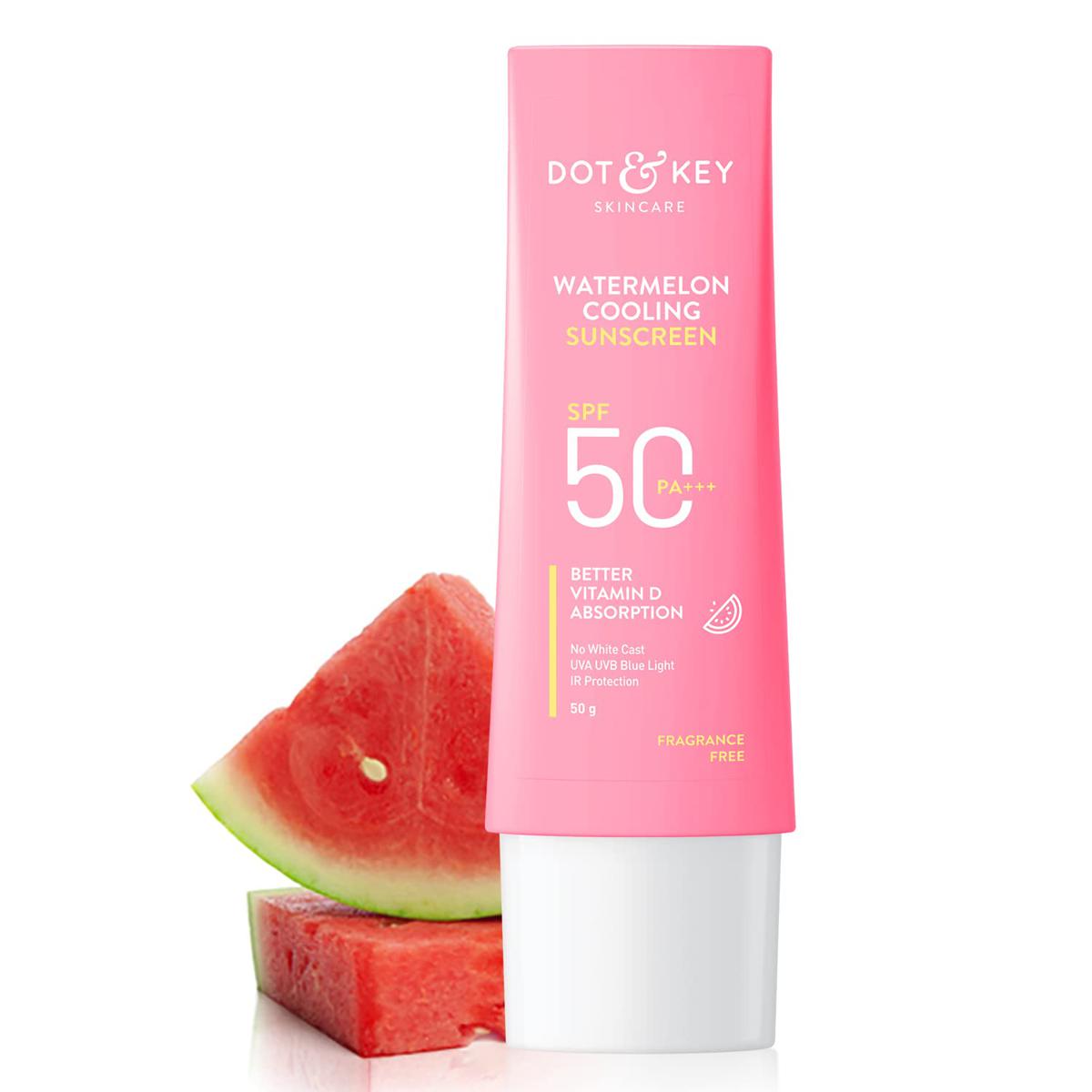 Dot & Key Watermelon Hyaluronic Cooling Sunscreen SPF 50 PA+++ -50 gram(seal open box)