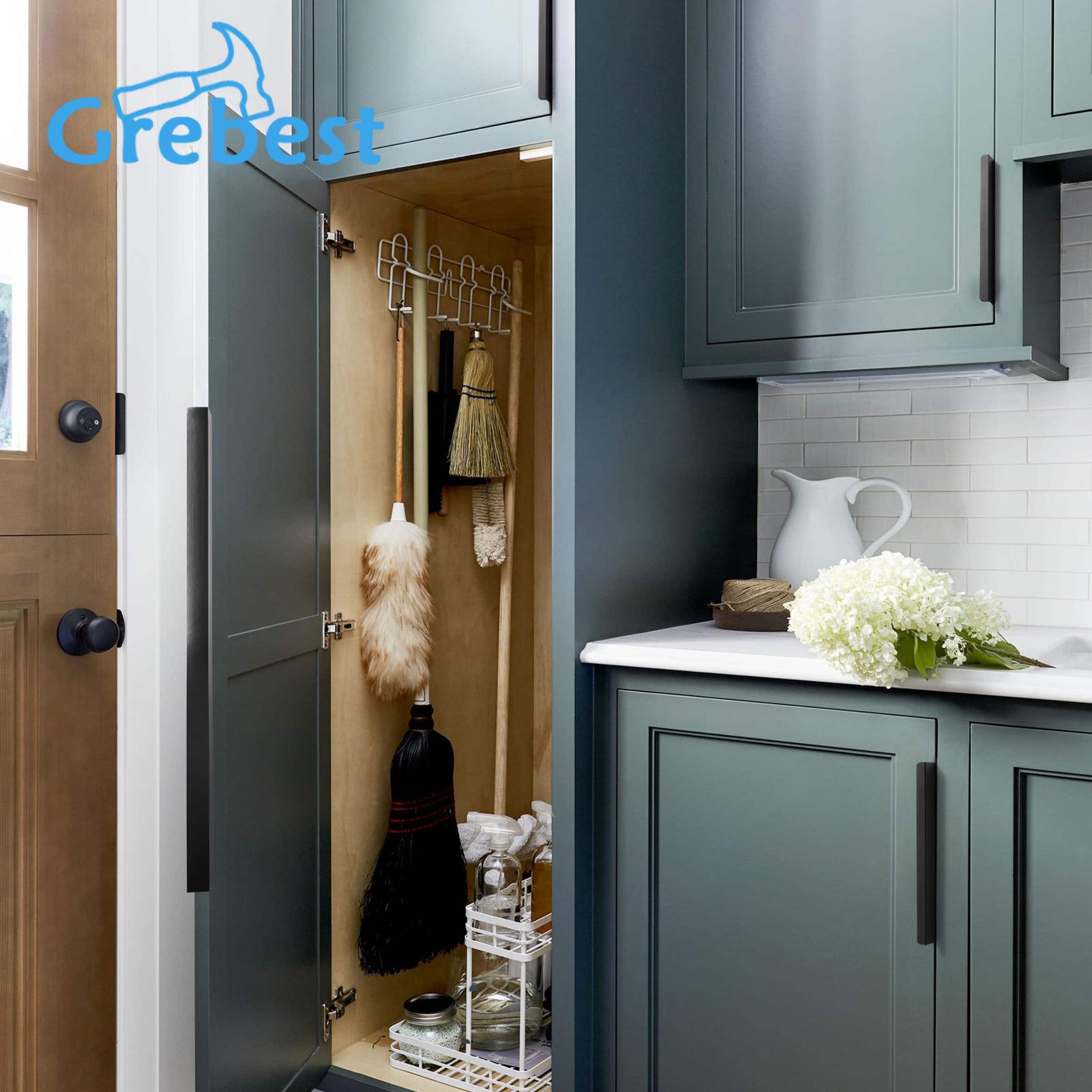 Door Handles 4pcs Concealed Hidden Cupboard Handles Polished Surface Simple Installation Invisible Furniture Finger Edge Pulls Cabinet Drawer Handles. 