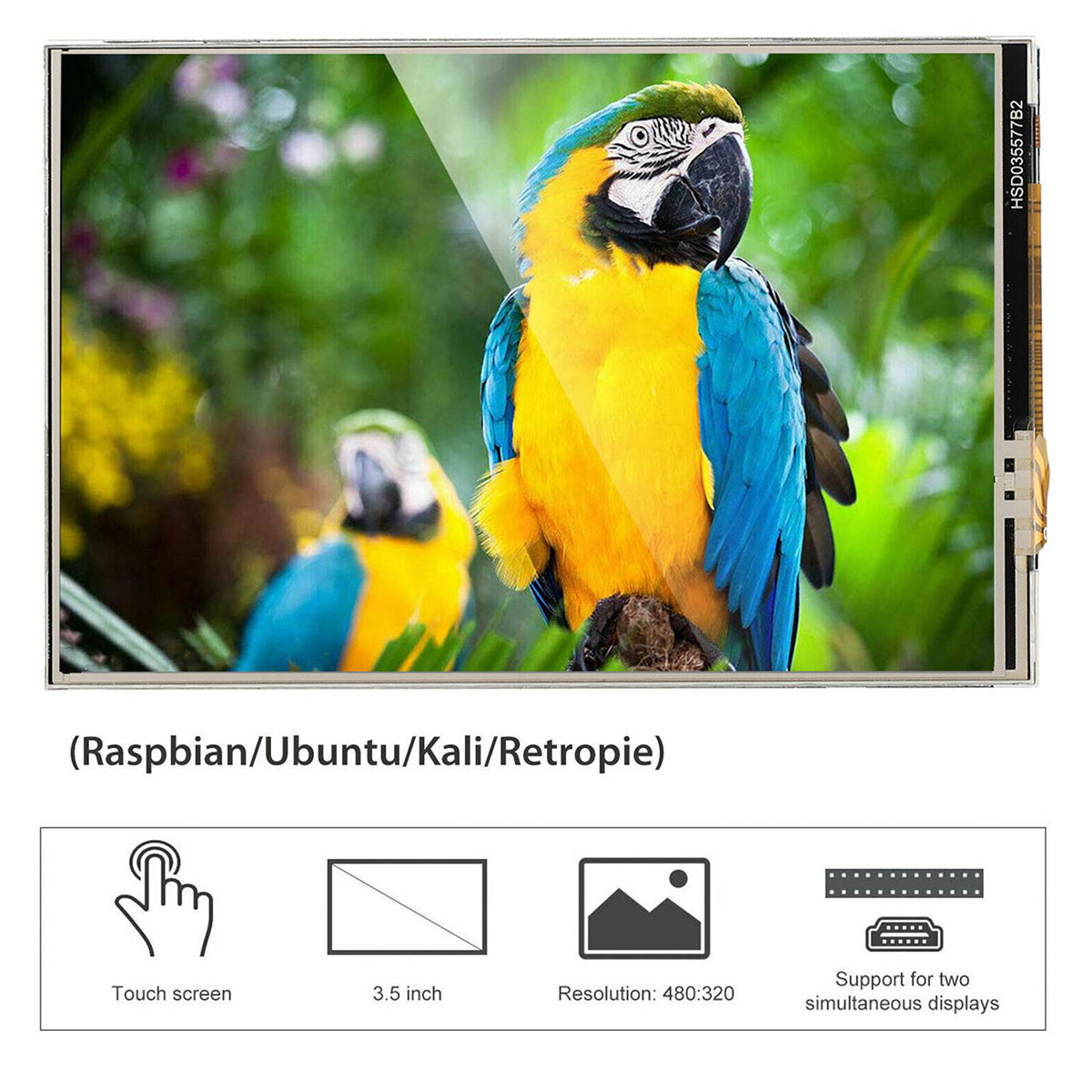 480x320 3.5 inch LCD Touch Screen Display Monitor For Raspberry Pi 4 B -. 