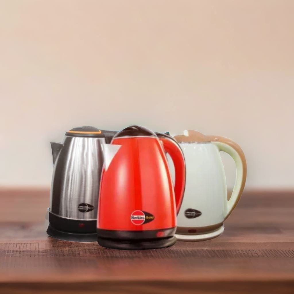 Hawkins Gold Electric Water heater Kettle 2.0 Litter - Multicolor (SS/Plastic Body) 2024 Edition