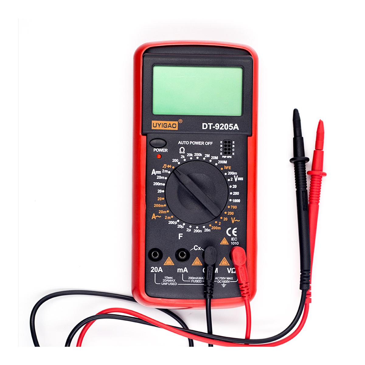 DT9205A digital multimeter electrical meter voltmeter ohmmeter ampmeter