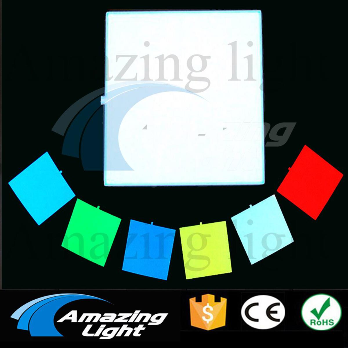 10X10CM El panel electroluminescent BackLight panel Led Board Display without Inverter