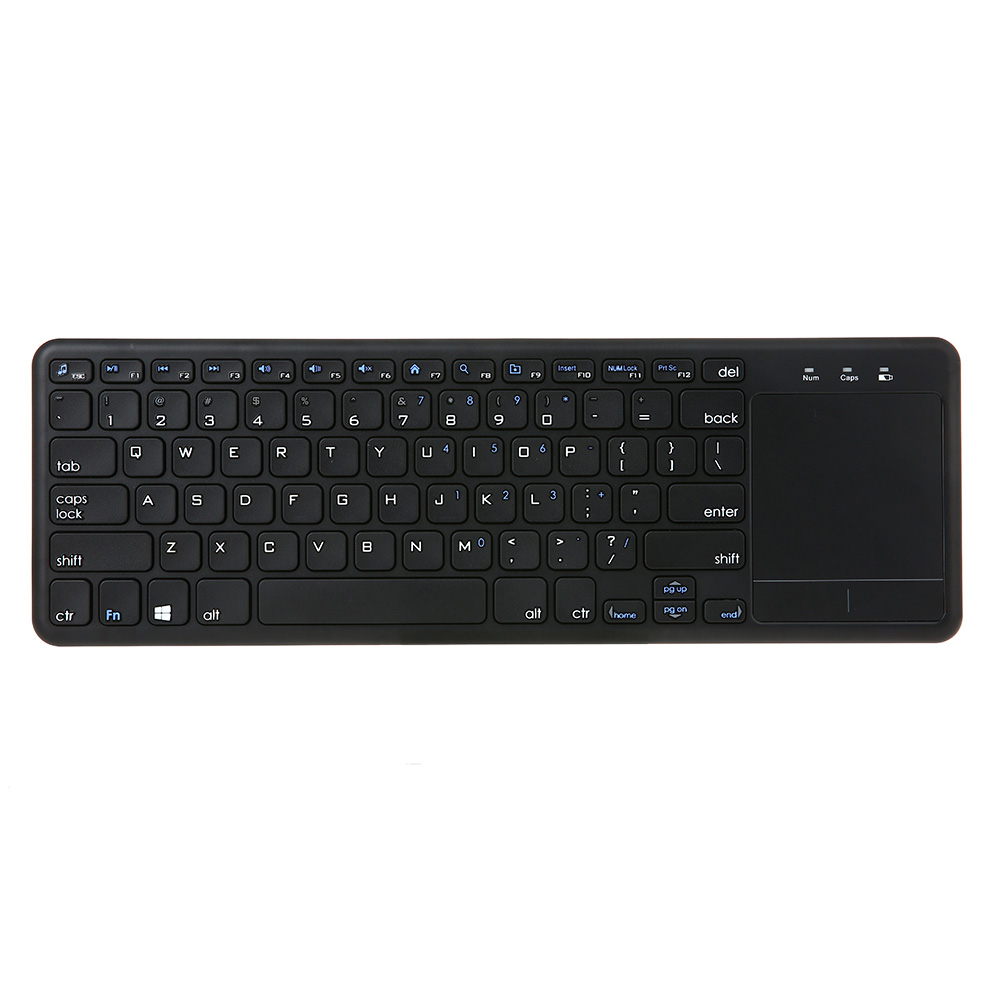 2.4G Wireless Touchpad Keyboard Multi-touch Ultra-slim with USB Receiver for Android Smart TV Computers Ladtops Desktops. 