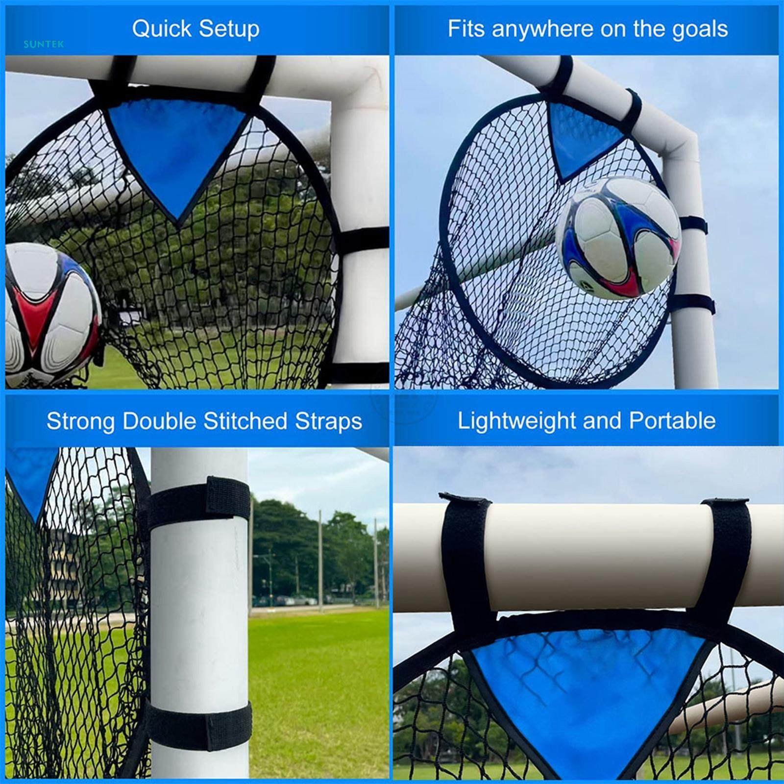 Soccer Top Bins Soccer Goal Target Nets Lightweight Football Goal Target Net. 