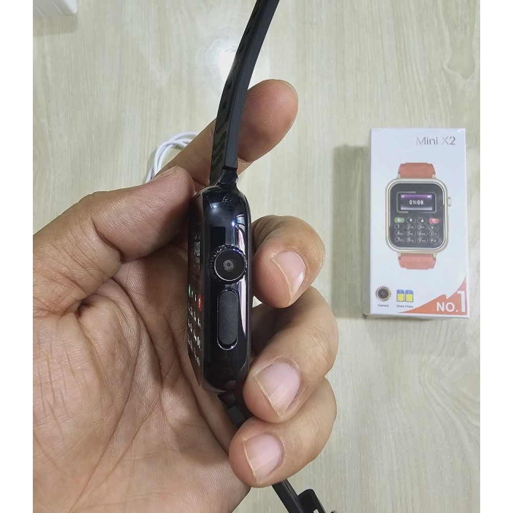 Mini X2 Ultra Smart Watch Dual Sim Camera. 