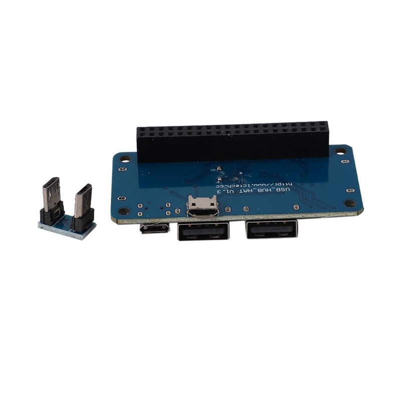 4 Ports USB HUB HAT For Raspberry Pi 3 / 2 / Zero W Extension Board. 