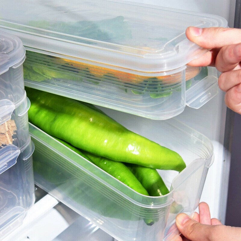 【happy one】Dreamburgh Multi-Layer Crisper Kitchen Storage Box Refrigerator Frozen Storage Household Storage Container Lid Box. 