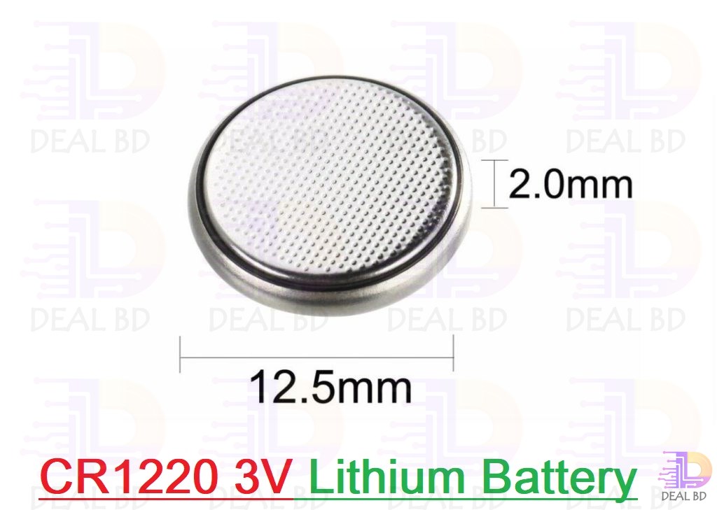 CR1220 Battery 3V CR1220 Watch Battery CR1220 Button Cell Battery CR1220 Coin Cell Battery CR1220 Lithium Cell Battery 3V Battery For Watch. 