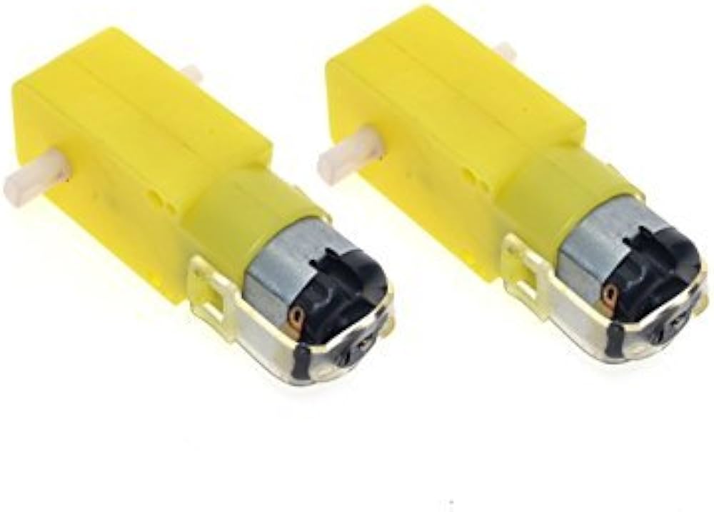 Gear Motor for Robot Wheel DC 5v DG01D-A130 (2pcs). 