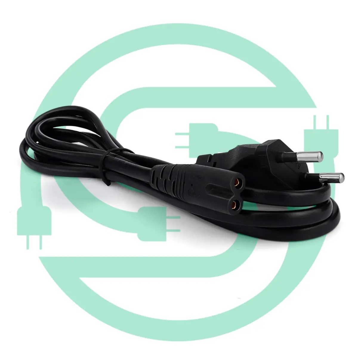 2 Meter 220V AC Electric Wire Extension Cable 2Pin Power Cord
