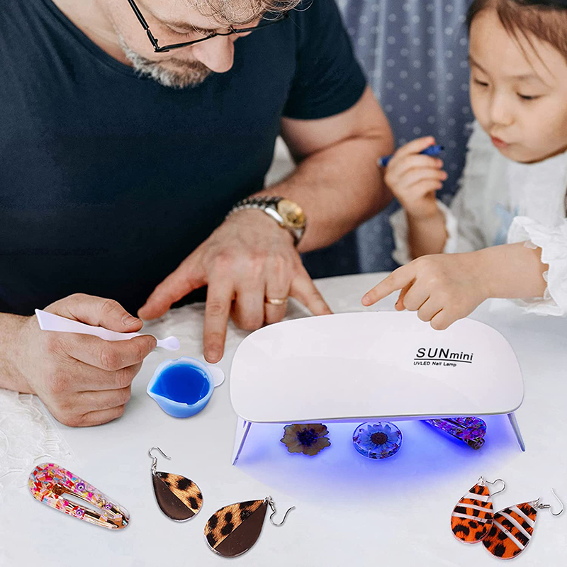 Portable Mini UV Lamp UV Light UV Resin Curing Lamp USB Charge for Resin Molds Fullhouse. 