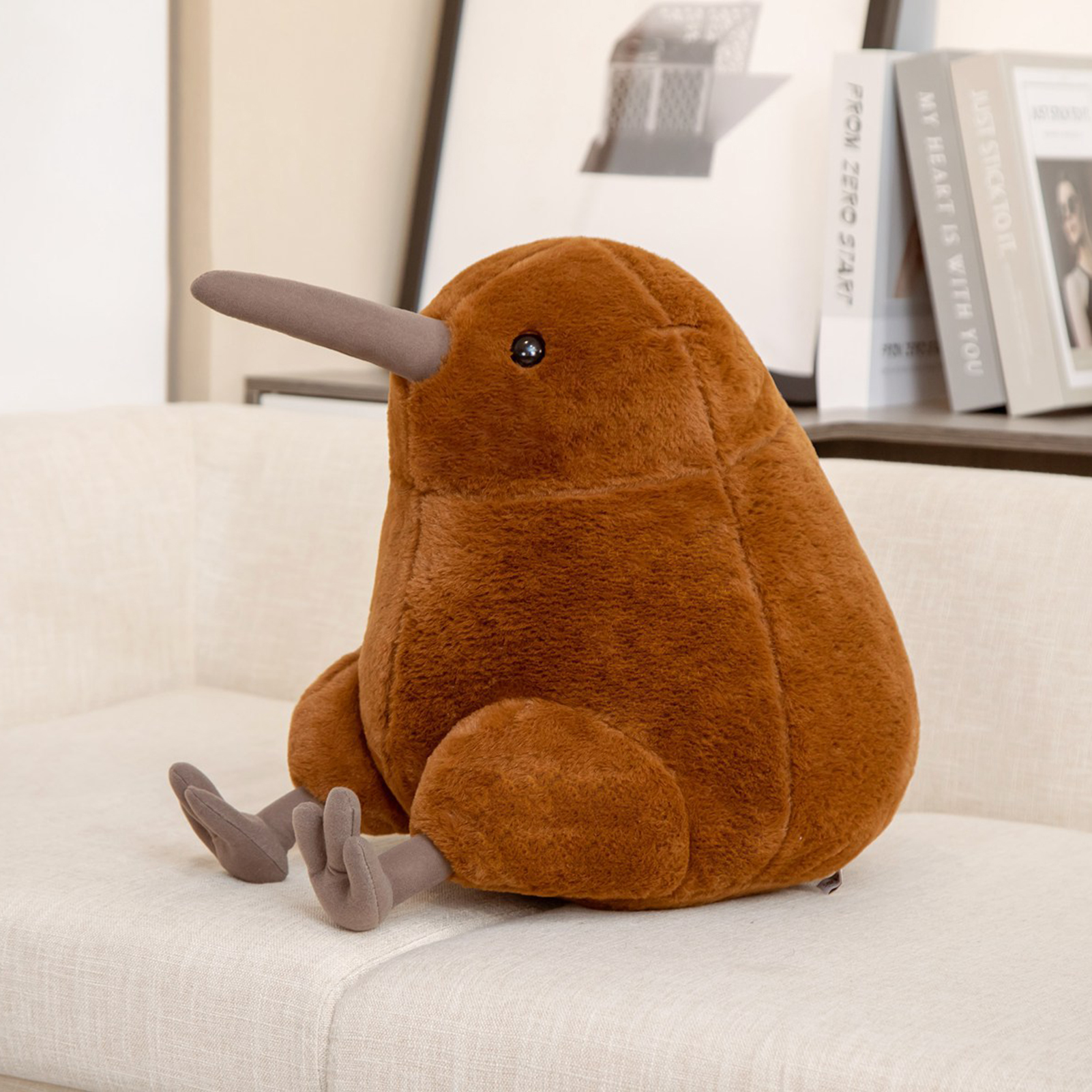 Stuffed Kiwi Bird High Simulation Cartoon Kiwi Bird Stuffed Toys. 