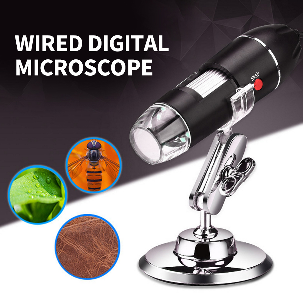 1000X Digital USB Microscope Camera Connected to Phone - Computer