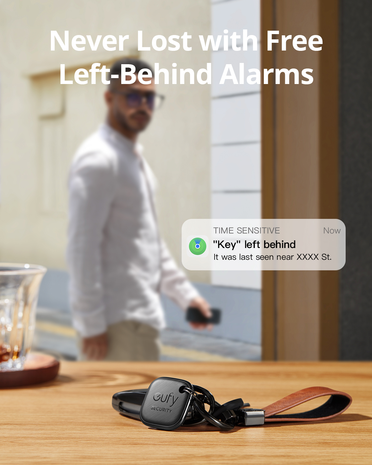 eufy Security SmartTrack Link Works With Apple Find My Key Finder Bluetooth Tracker Tag For Earbuds Luggage Phone Finder IOS. 