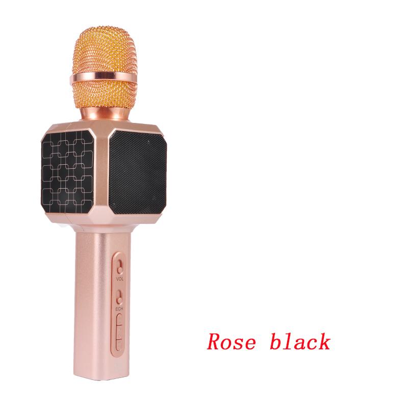 Magic Bluetooth Karaoke Microphone SU.YOSD , Wireless Professional Speaker Handheld Microphone SD Card,  with USB Colorful Neon Lights. 