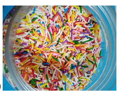 Rainbow Cake Decorating Ideas 25g*2pcs=50g