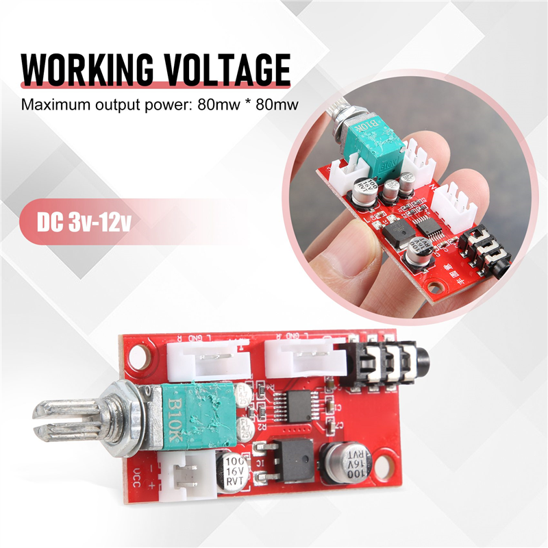 Headphone Amplifier Board MAX4410 Miniature Amp Can Be Used As a Preamplifier Instead of NE5532. 