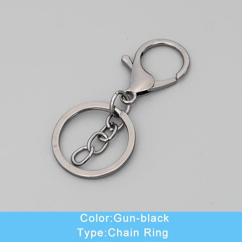 5/10Pcs Alloy Lobster Clasp 8-Shaped Swivel Lanyard Snap Hook Key Chain Ring Snap Hook Swivel Clasp Keychain Clips for DIY Bags