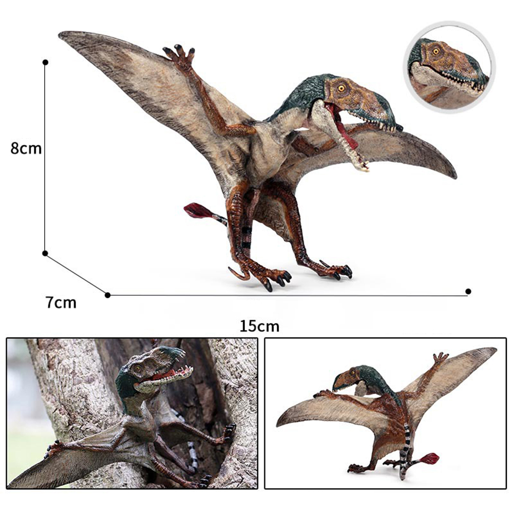 【Happy baby toy store】Realistic Dinosaur Action Figurine Desktop Decor Kids Gift