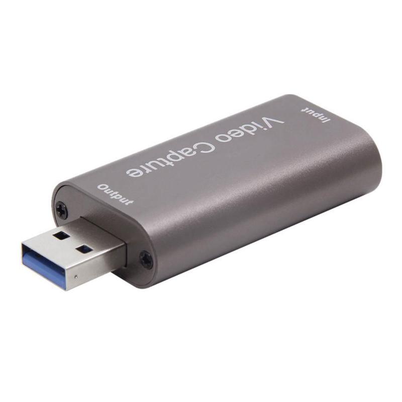【VisioN Shop】4K Video Capture Card USB 3.0 HDMI-Compatible Box Streaming Camera For Record Game Live Grabber Recording A4M6. 