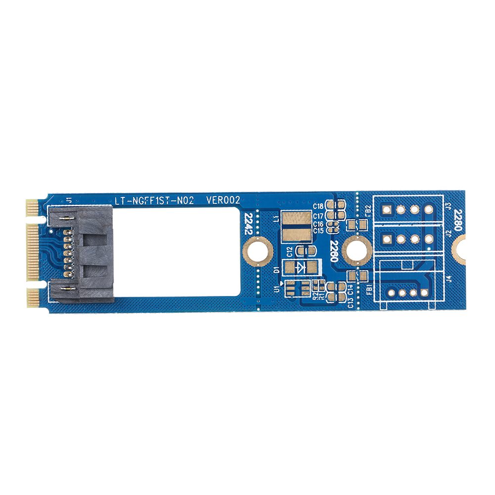 HXSJ M.2 NGFF SATA to 7Pin NGFF SATAIII Connector HDD SDD Converter Card Adapter