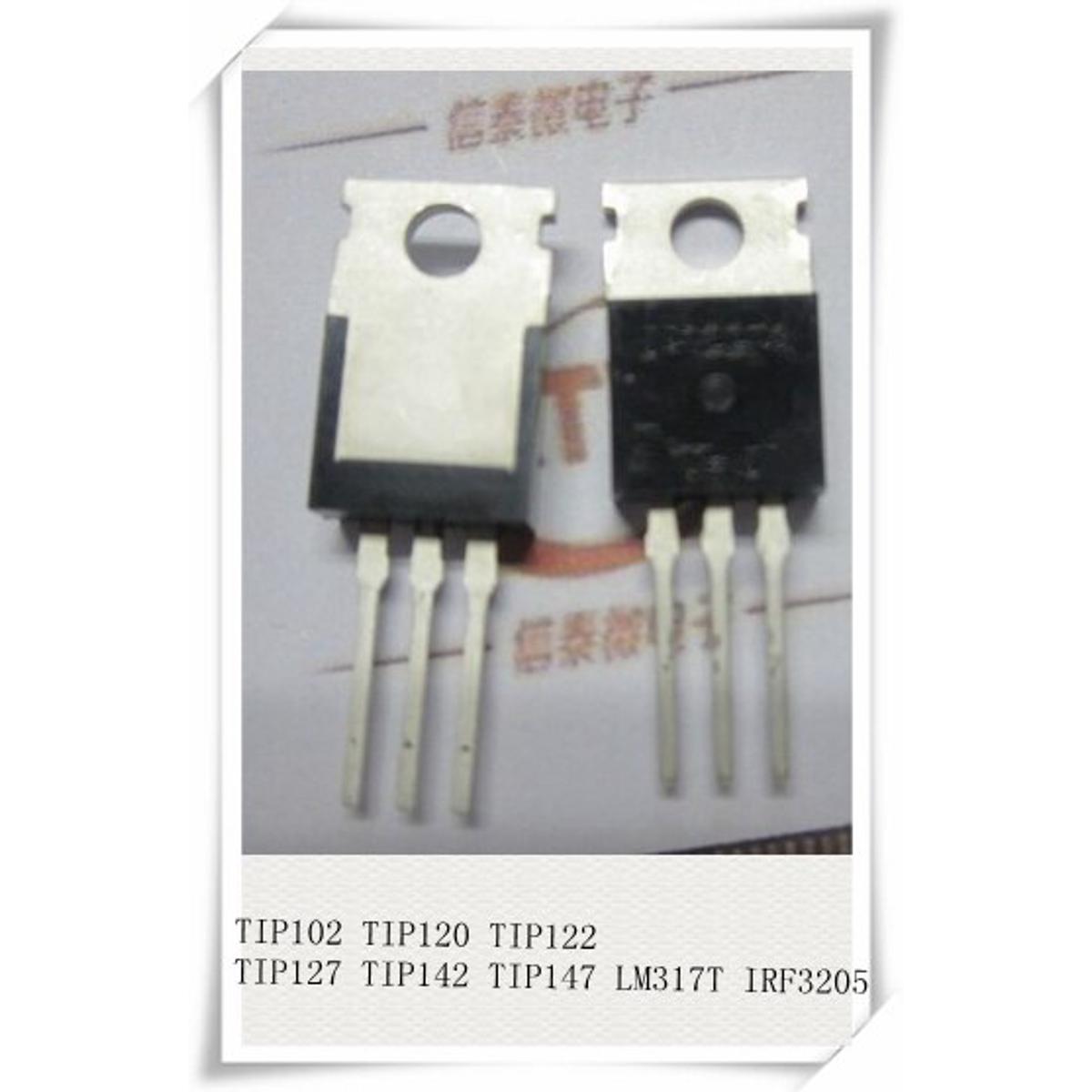 【DM bag factory Store】TO220 TIP120 TIP122 TIP127 TIP142  IRF3205 Transistor TIP142T