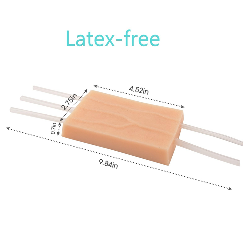 Insert Injection Training Pad with Simulated Striae and Raised Veins for Nursing Students Human Skin Module. 