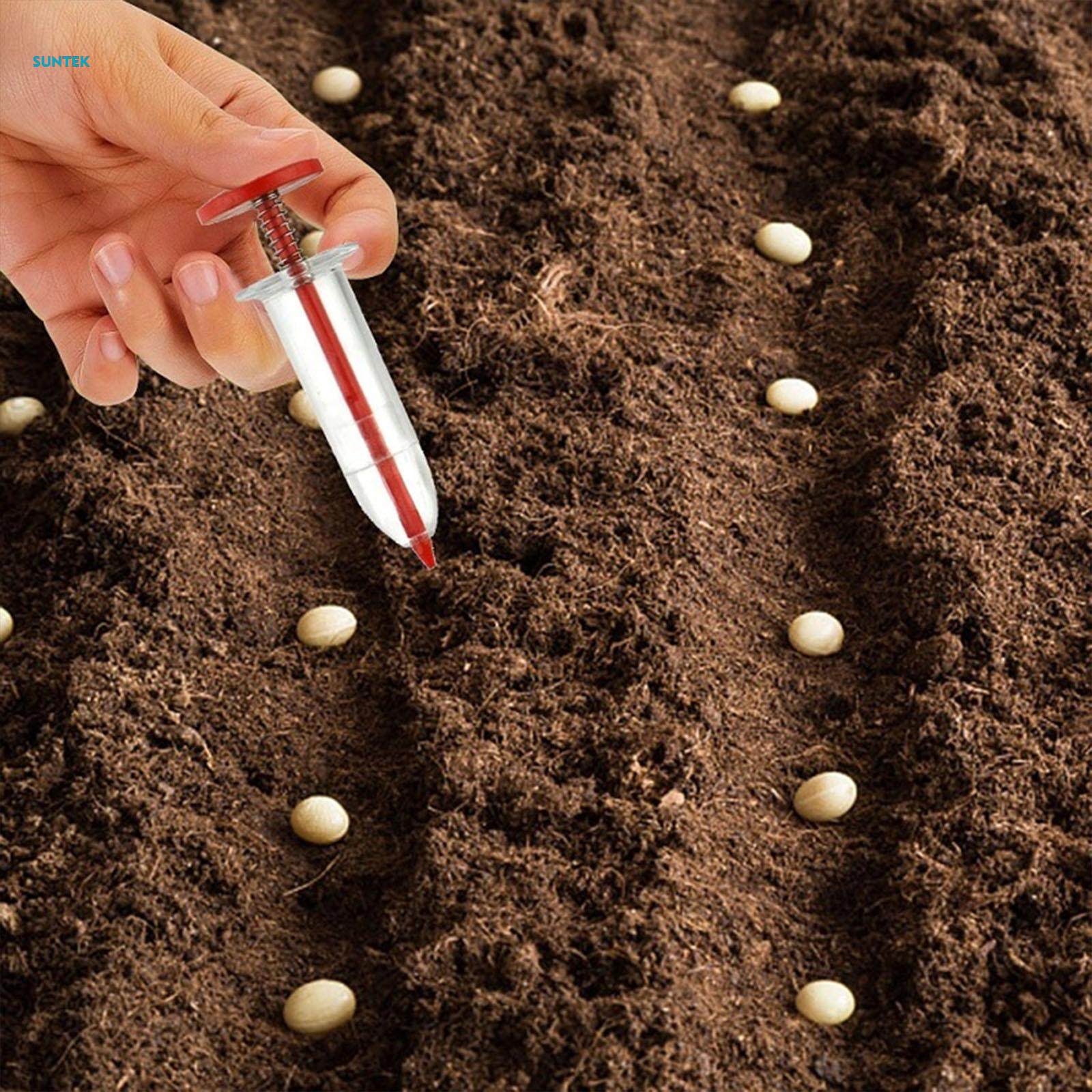 Garden Seed Dispenser Seed Planter Adjustable Handheld Small Seed Planter