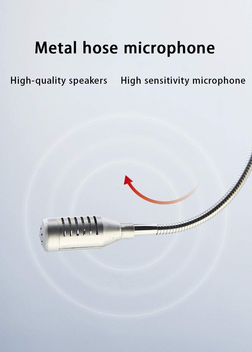 MEEYI MY-A05 Shop Window Counter Two-Way intercom, car Window Speaker System, Business intercom System, Microphone intercom, Suitable for Banks, counters, Shops, Restaurants. 