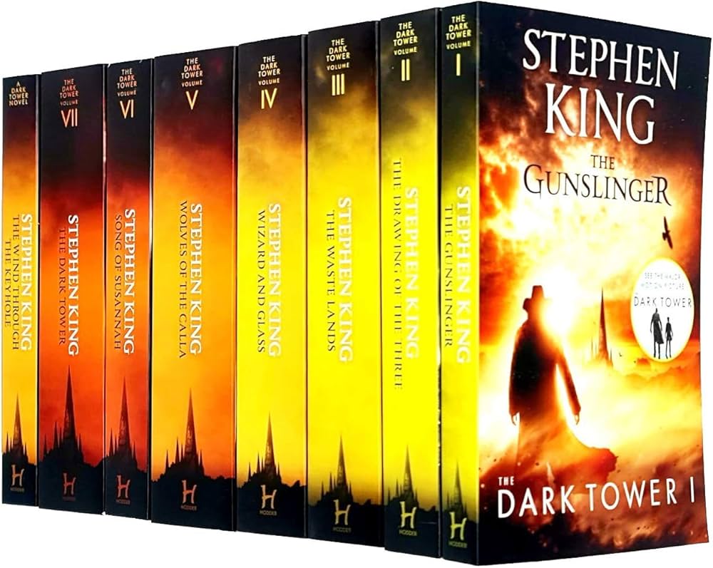 The Dark Tower Series Complete 8 Books Collection Box Set by Stephen King (Gunslinger, Waste Lands, Wizard and Glass, Wolves of the Calla & MORE!) by Stephen King. 