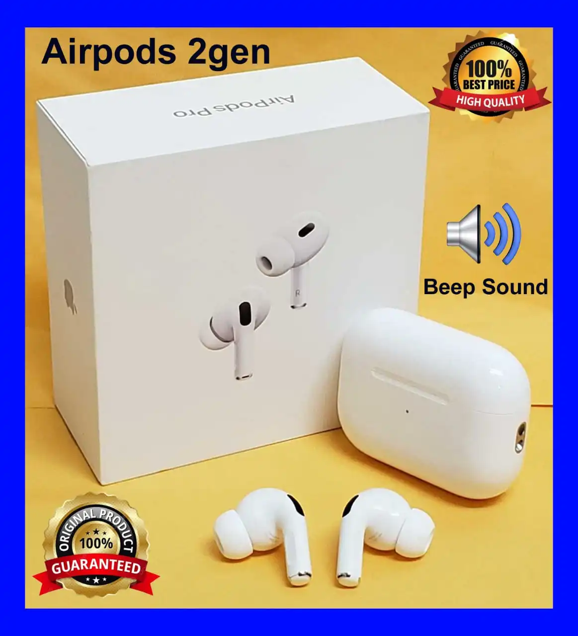 Airpods Pro 2nd Gen Wireless Charging Bluetooth Headphone -Type-C port by Tecodeal
