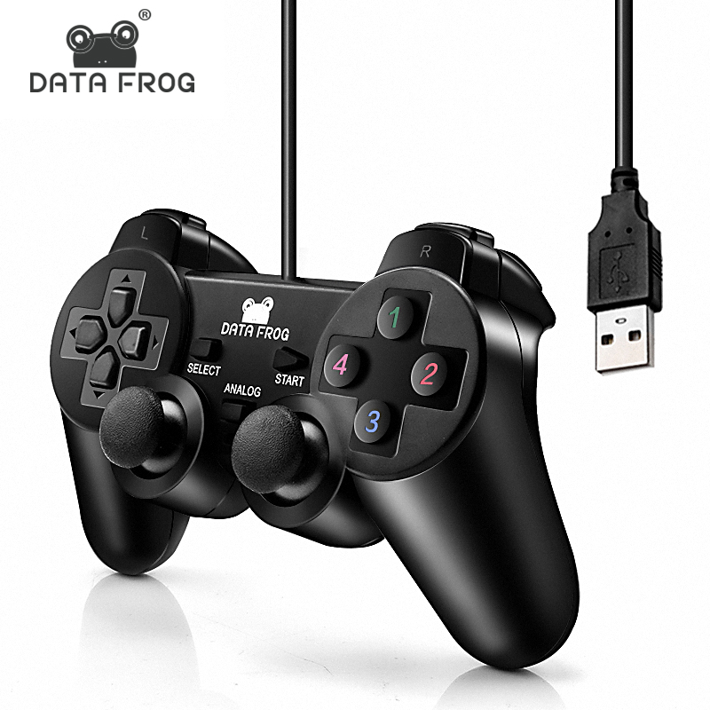 8/Win1n7/Win suitable for Wi-Fi laptop for PC electric joystick wired ROG vibration DATA FUSB PC controller suitable for nXP/Wi0 suitable for Vista black game controller