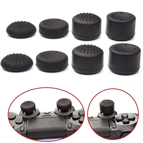 8 Pcs Anti Skid Controller Thumb Grip Thumbstick Cap Cover for Playstation PS4. 