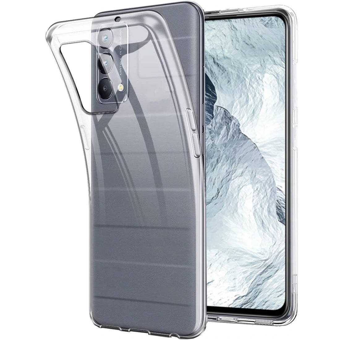 Realme Gt Master ANTI-SLIP TPU CASE - TRANSPARENT (Back Case Cover For Smartphone)