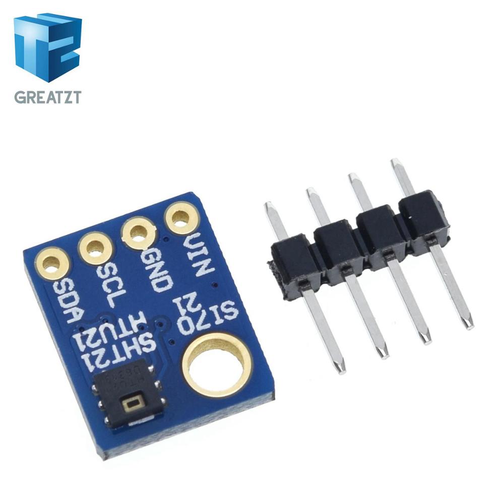 【happy one】Si7021 GY-21 Module Industrial Precision Humidity I2C IIC Module For Arduino Low Power CMOS IC Module. 